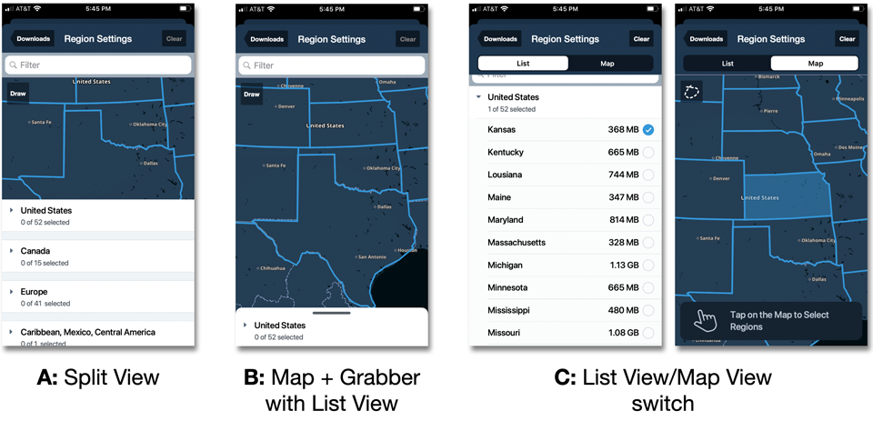 Initial iPhone hi-def mocks