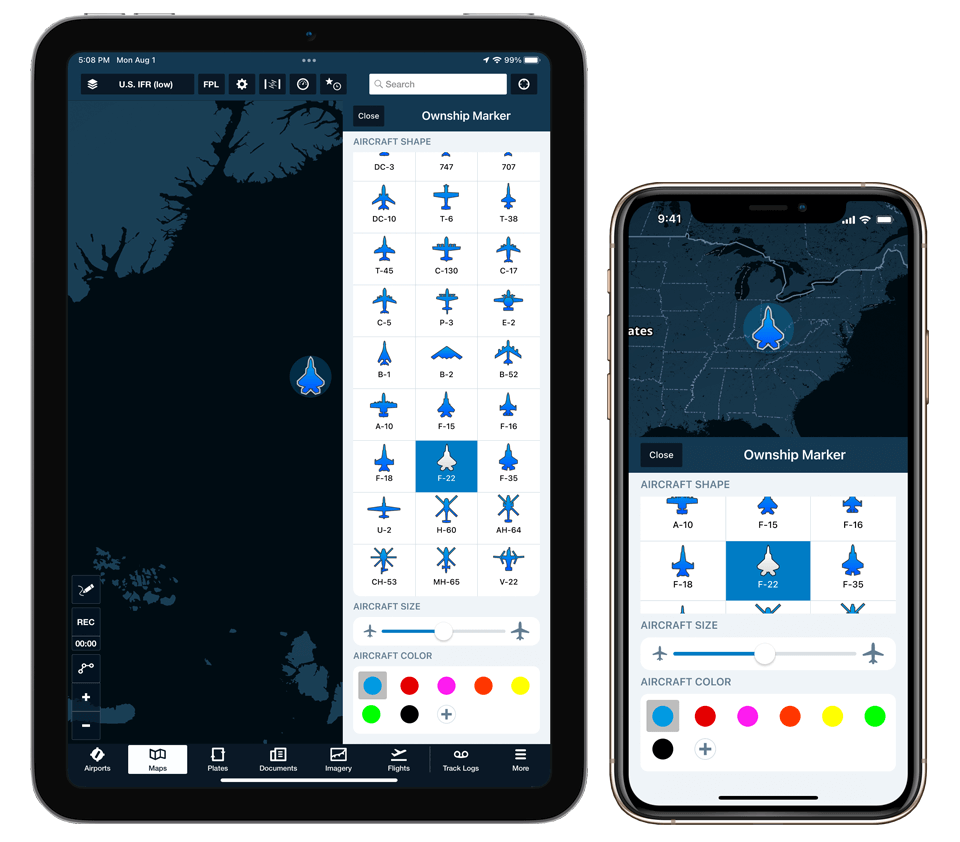 Final UI in Ipad Mini and iPhone 12